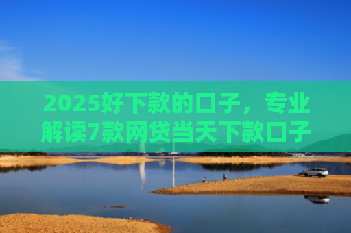 2025好下款的口子，专业解读7款网贷当天下款口子