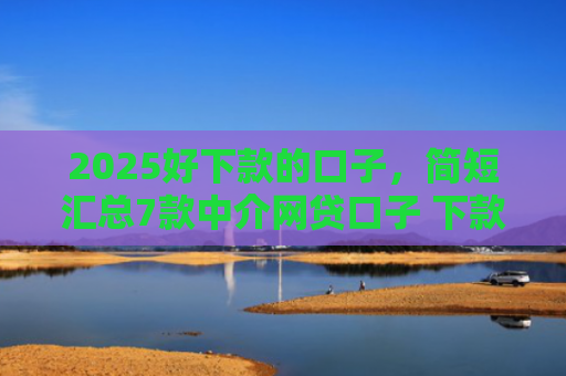 2025好下款的口子，简短汇总7款中介网贷口子 下款高