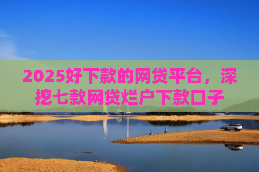 2025好下款的网贷平台，深挖七款网贷烂户下款口子