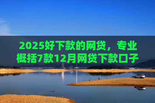 2025好下款的网贷，专业概括7款12月网贷下款口子
