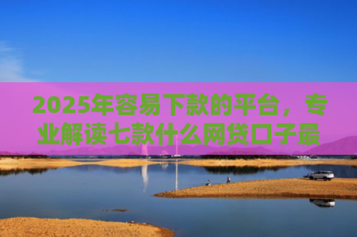 2025年容易下款的平台，专业解读七款什么网贷口子最好下款