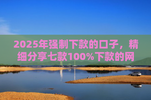2025年强制下款的口子，精细分享七款100%下款的网贷口子