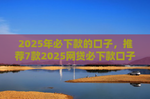 2025年必下款的口子，推荐7款2025网贷必下款口子