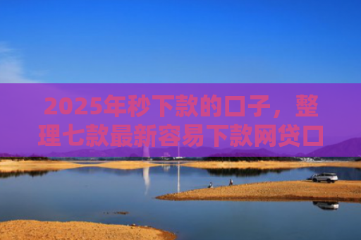 2025年秒下款的口子，整理七款最新容易下款网贷口子