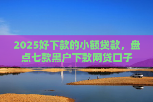 2025好下款的小额贷款，盘点七款黑户下款网贷口子