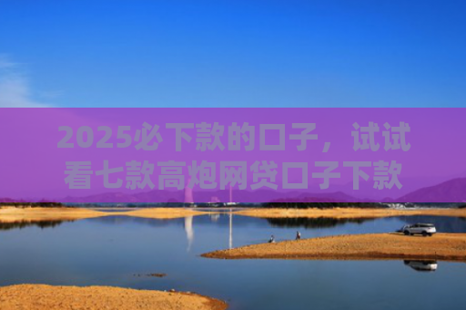 2025必下款的口子，试试看七款高炮网贷口子下款