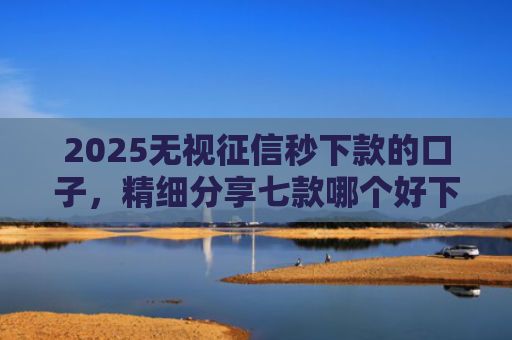 2025无视征信秒下款的口子，精细分享七款哪个好下款的网贷口子
