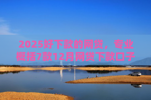 2025好下款的网贷，专业概括7款12月网贷下款口子