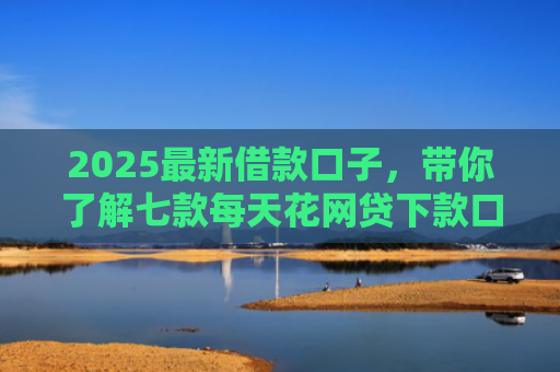 2025最新借款口子，带你了解七款每天花网贷下款口子