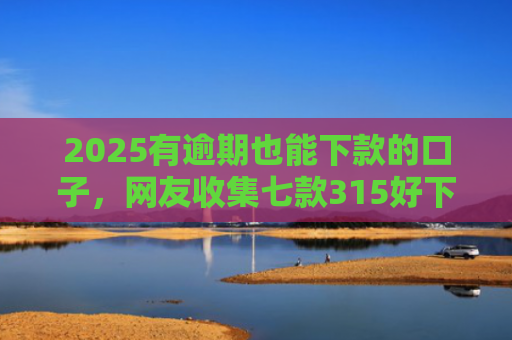 2025有逾期也能下款的口子，网友收集七款315好下款的网贷口子