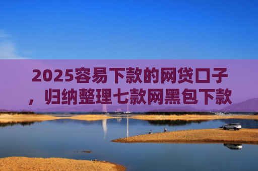 2025容易下款的网贷口子，归纳整理七款网黑包下款的网贷口子