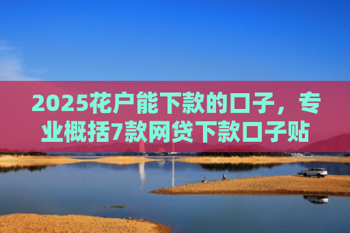 2025花户能下款的口子，专业概括7款网贷下款口子贴吧