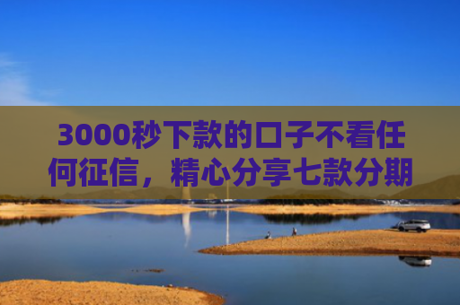 3000秒下款的口子不看任何征信，精心分享七款分期网贷必下款的口子