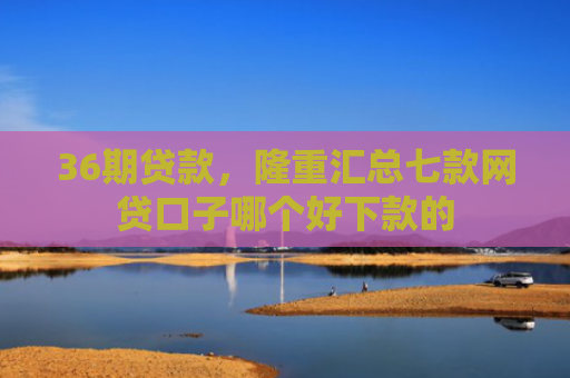 36期贷款，隆重汇总七款网贷口子哪个好下款的