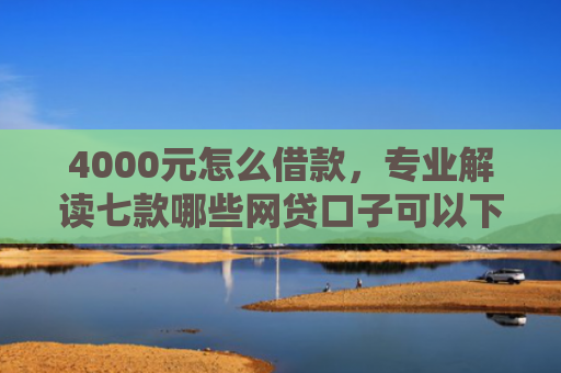 4000元怎么借款，专业解读七款哪些网贷口子可以下款