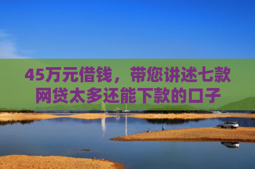 45万元借钱，带您讲述七款网贷太多还能下款的口子