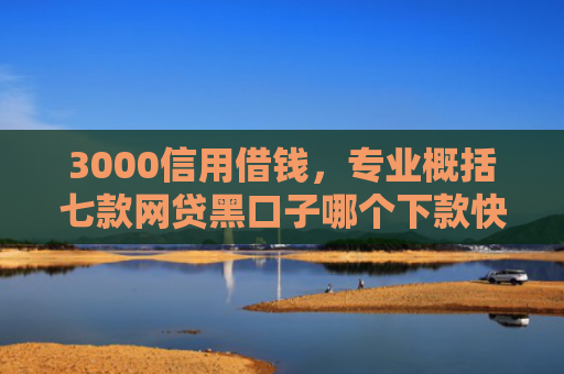 3000信用借钱，专业概括七款网贷黑口子哪个下款快些