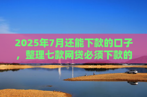 2025年7月还能下款的口子，整理七款网贷必须下款的口子