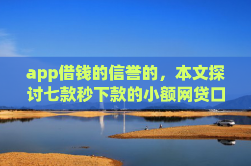 app借钱的信誉的，本文探讨七款秒下款的小额网贷口子