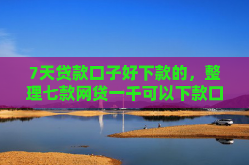 7天贷款口子好下款的，整理七款网贷一千可以下款口子