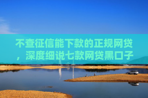 不查征信能下款的正规网贷，深度细说七款网贷黑口子秒下款可靠吗
