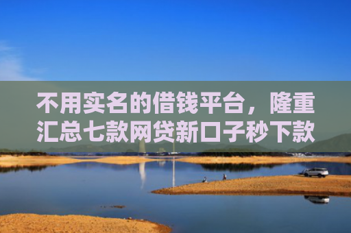 不用实名的借钱平台，隆重汇总七款网贷新口子秒下款怎么办
