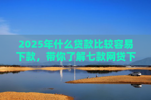 2025年什么贷款比较容易下款，带你了解七款网贷下款那些口子最快