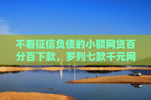 不看征信负债的小额网贷百分百下款，罗列七款千元网贷下款最快的口子