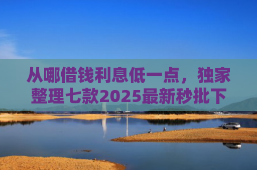 从哪借钱利息低一点，独家整理七款2025最新秒批下款的小额贷款口子