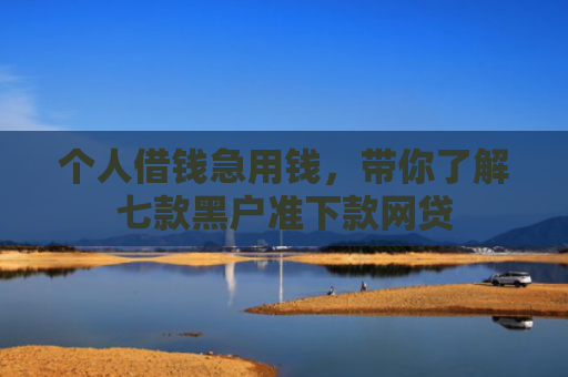 个人借钱急用钱，带你了解七款黑户准下款网贷