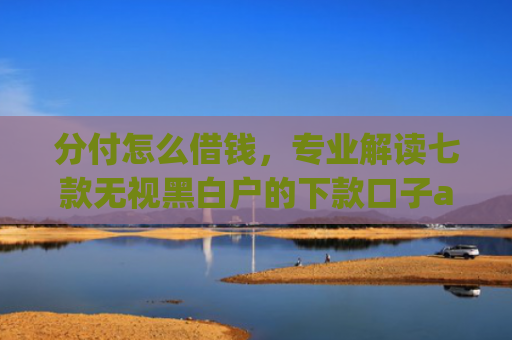 分付怎么借钱，专业解读七款无视黑白户的下款口子app