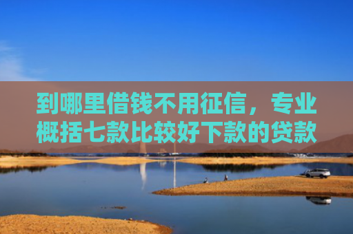 到哪里借钱不用征信，专业概括七款比较好下款的贷款口子