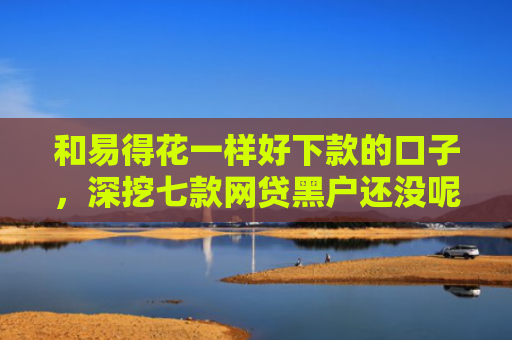 和易得花一样好下款的口子，深挖七款网贷黑户还没呢下款吗