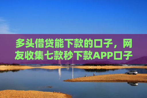多头借贷能下款的口子，网友收集七款秒下款APP口子