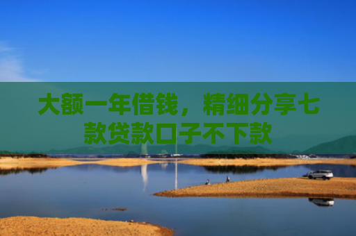 大额一年借钱，精细分享七款贷款口子不下款