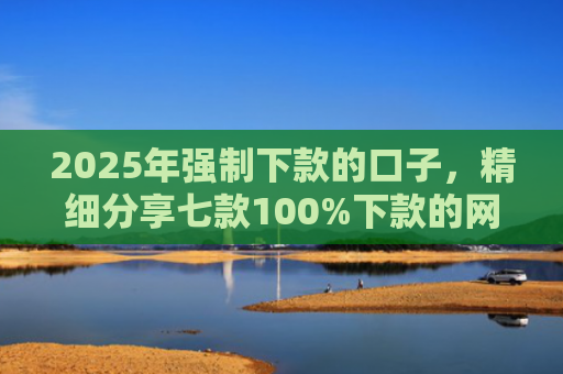 2025年强制下款的口子，精细分享七款100%下款的网贷口子