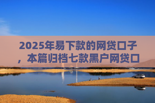 2025年易下款的网贷口子，本篇归档七款黑户网贷口子包下款