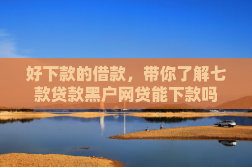 好下款的借款，带你了解七款贷款黑户网贷能下款吗