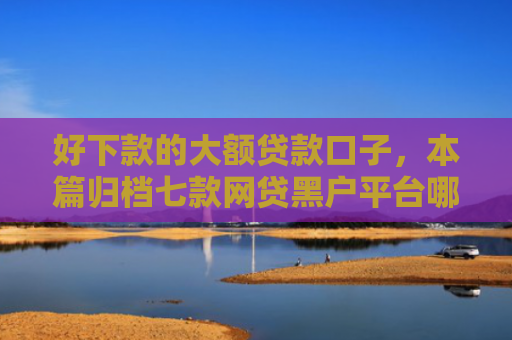 好下款的大额贷款口子，本篇归档七款网贷黑户平台哪些好下款