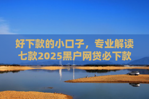 好下款的小口子，专业解读七款2025黑户网贷必下款口子