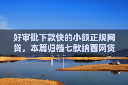 好审批下款快的小额正规网贷，本篇归档七款纳西网贷黑户好下款