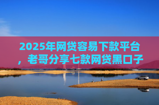 2025年网贷容易下款平台，老哥分享七款网贷黑口子易下款