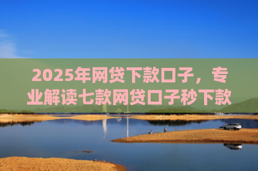 2025年网贷下款口子，专业解读七款网贷口子秒下款app