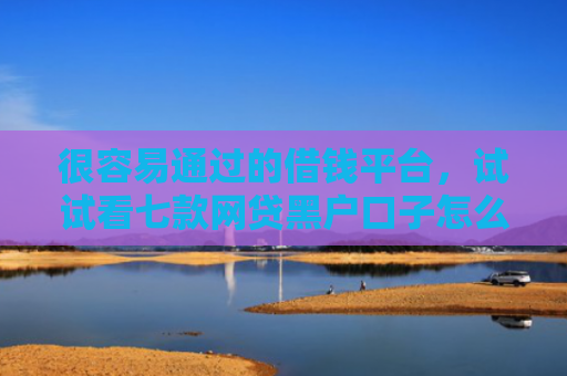 很容易通过的借钱平台，试试看七款网贷黑户口子怎么下款