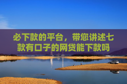 必下款的平台，带您讲述七款有口子的网贷能下款吗
