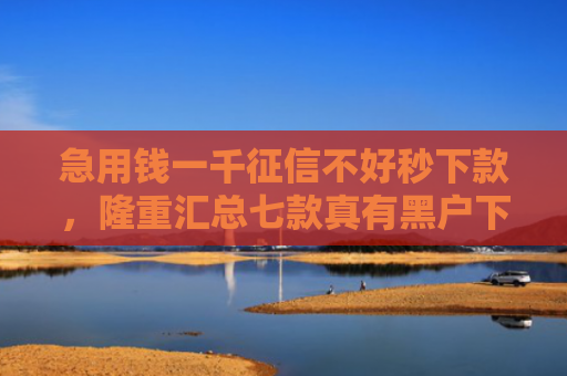 急用钱一千征信不好秒下款，隆重汇总七款真有黑户下款的网贷吗