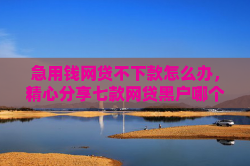 急用钱网贷不下款怎么办，精心分享七款网贷黑户哪个软件能下款