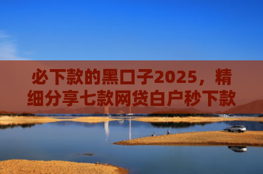 必下款的黑口子2025，精细分享七款网贷白户秒下款的口子