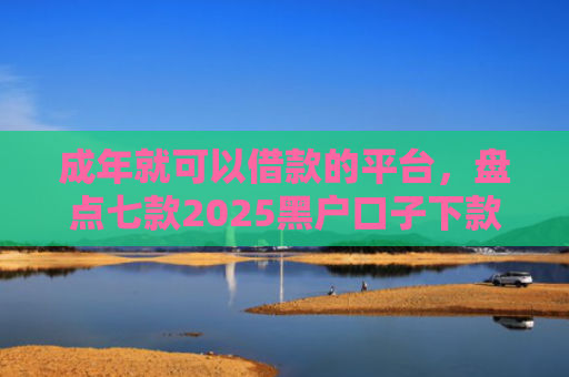 成年就可以借款的平台，盘点七款2025黑户口子下款平台