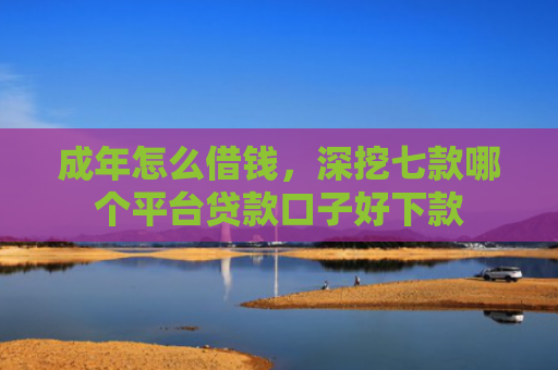 成年怎么借钱，深挖七款哪个平台贷款口子好下款